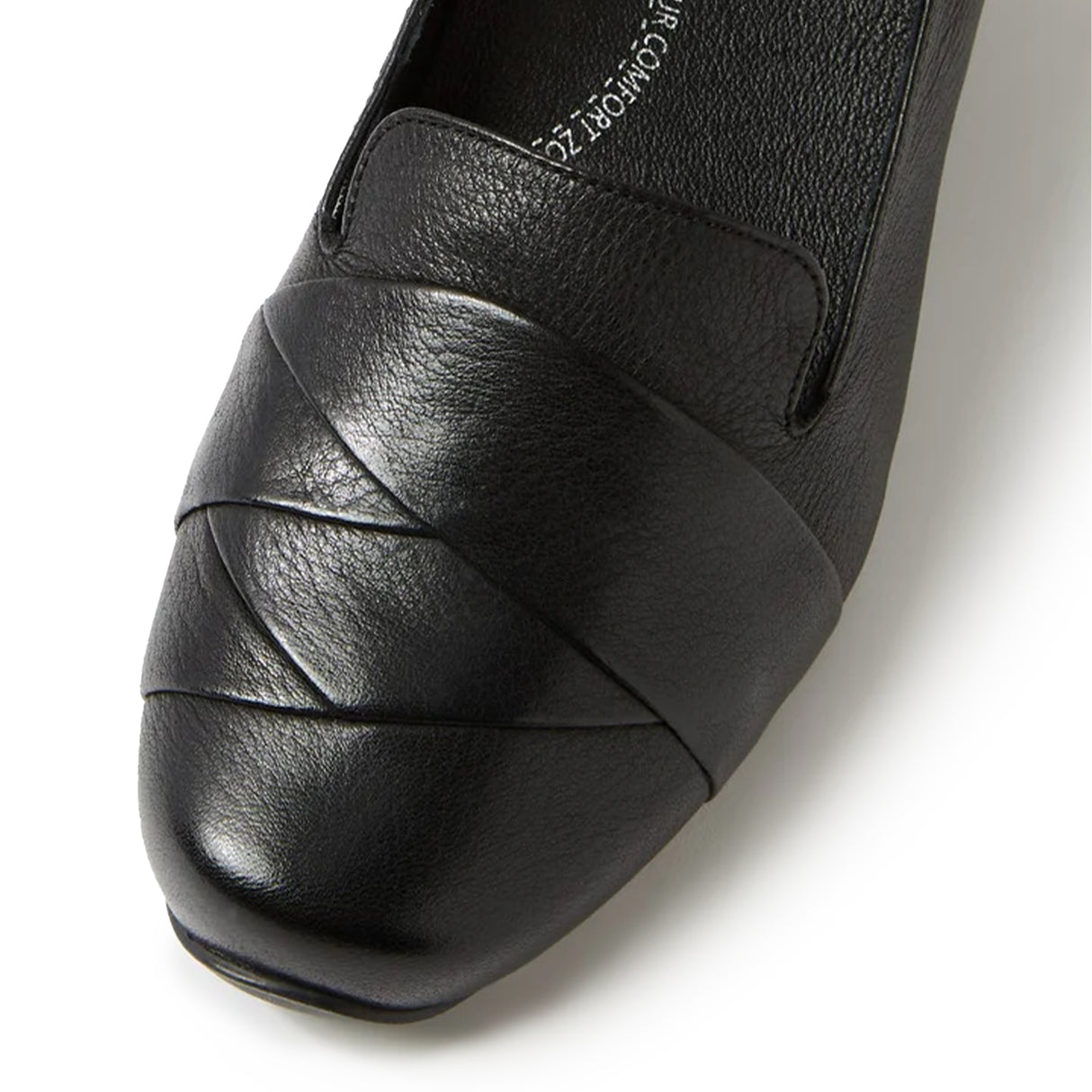 Ziera Ceylyn Wide Loafer (Women) - Black Leather Dress-Casual - Loafers - The Heel Shoe Fitters