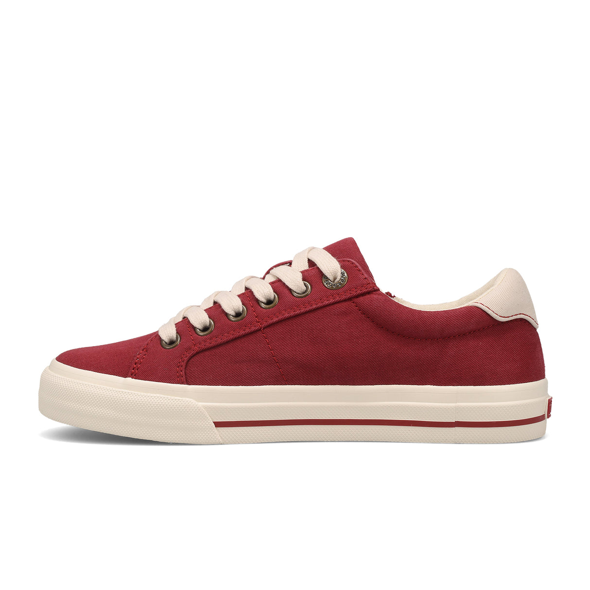 Taos Z Soul Sneaker (Women) - Crimson/Ecru Distressed Athletic - Casual - Lace Up - The Heel Shoe Fitters