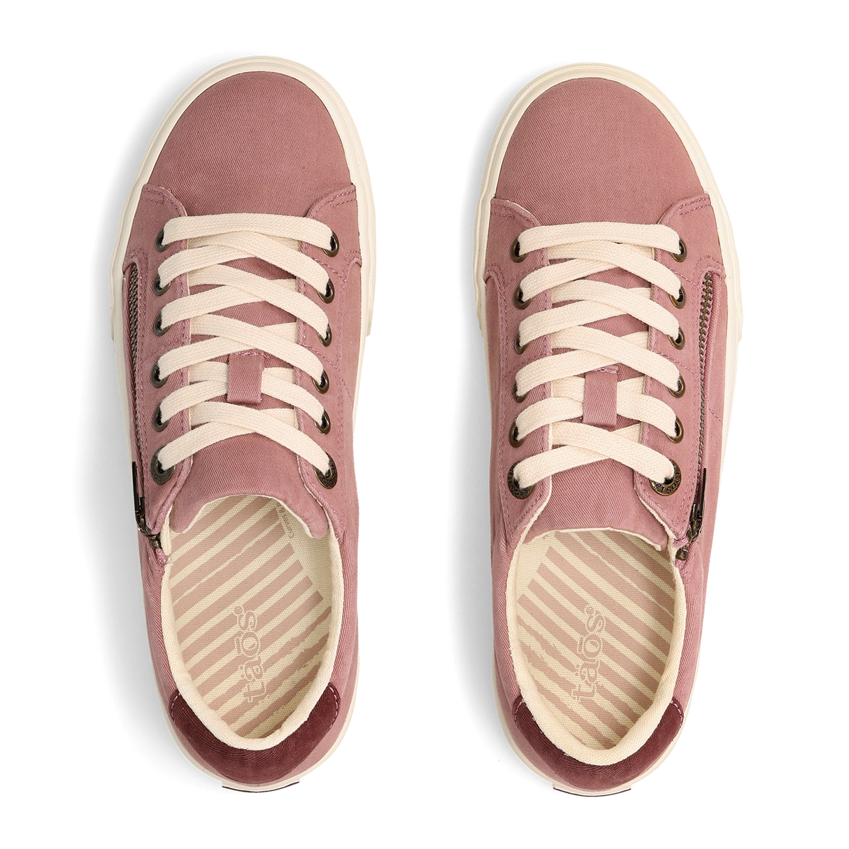 Taos Z Soul Sneaker (Women) - Dusty Rose/Wine Distressed Athletic - Casual - Lace Up - The Heel Shoe Fitters