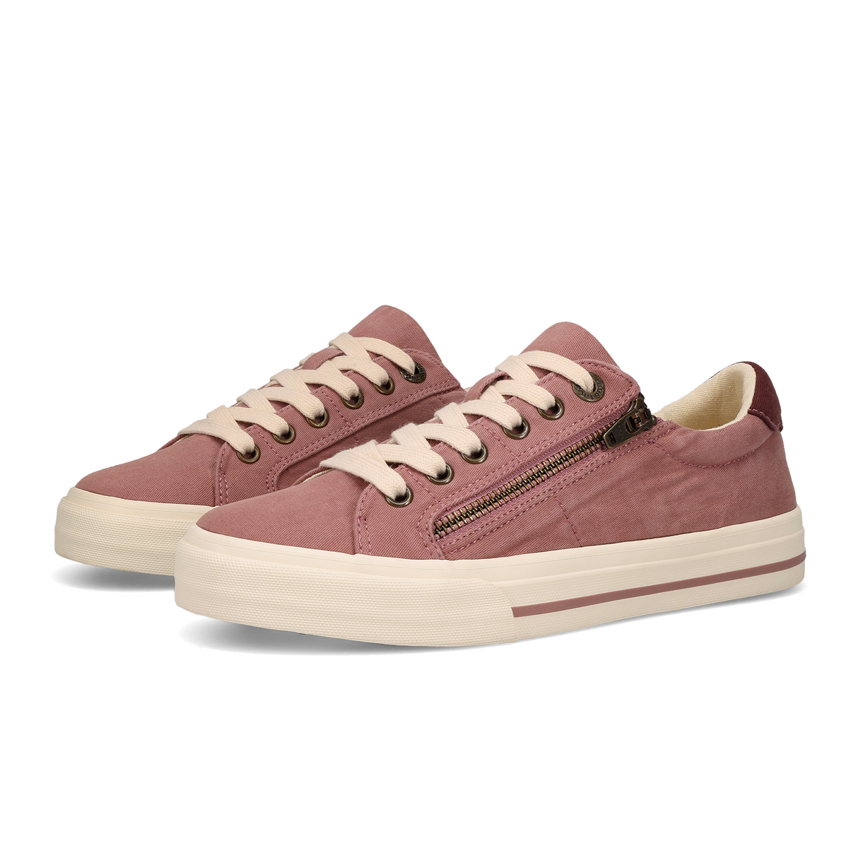Taos Z Soul Sneaker (Women) - Dusty Rose/Wine Distressed Athletic - Casual - Lace Up - The Heel Shoe Fitters