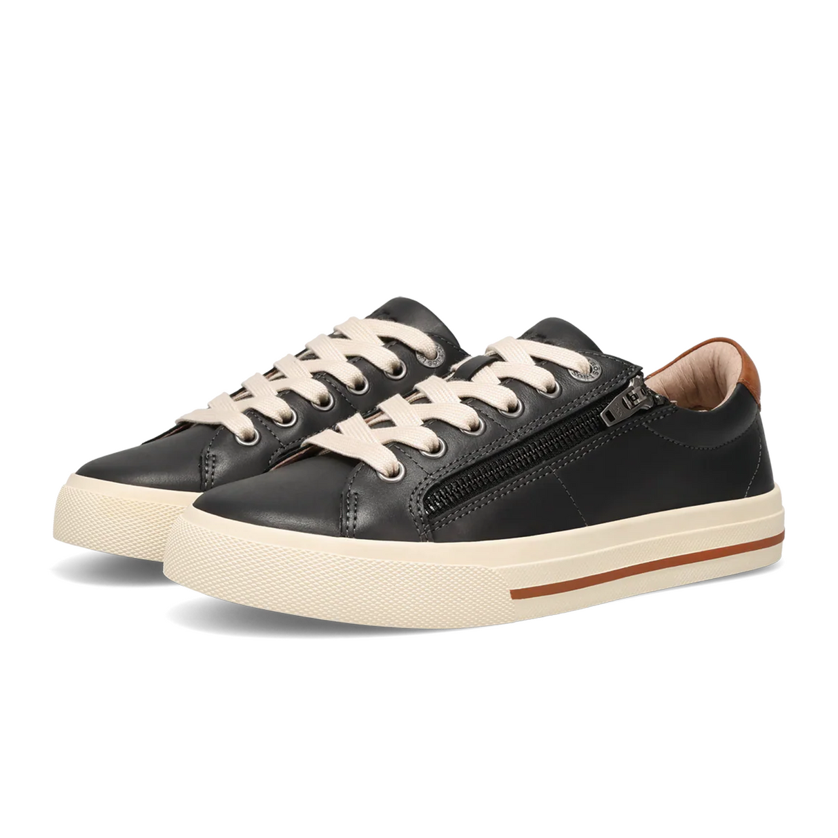 Taos Z Soul Lux Sneaker (Women) - Black/Tan Athletic - Casual - Lace Up - The Heel Shoe Fitters