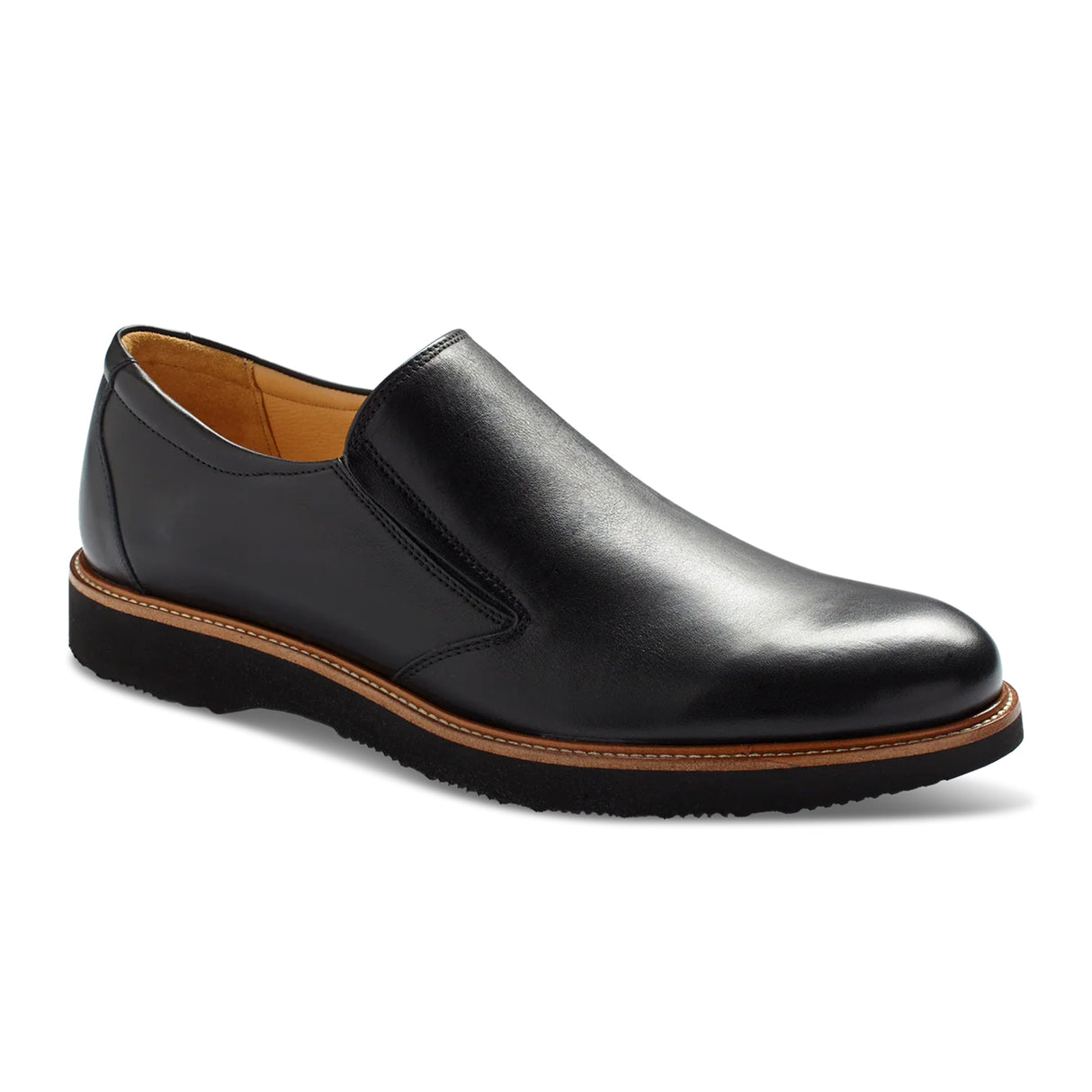 Samuel Hubbard Frequent Traveler Loafer (Men) - Black Leather Dress-Casual - Slip On - The Heel Shoe Fitters