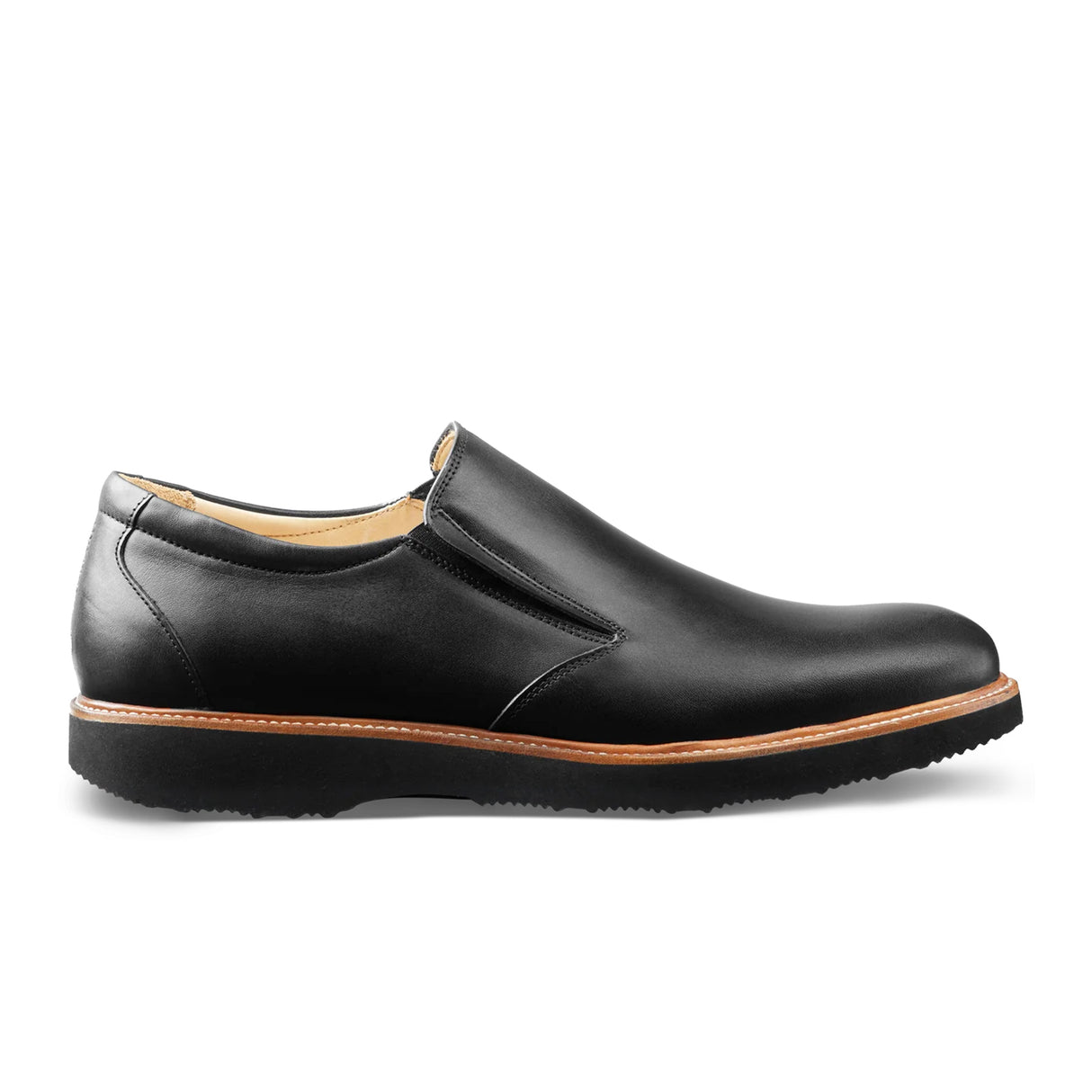 Samuel Hubbard Frequent Traveler Loafer (Men) - Black Leather Dress-Casual - Slip On - The Heel Shoe Fitters