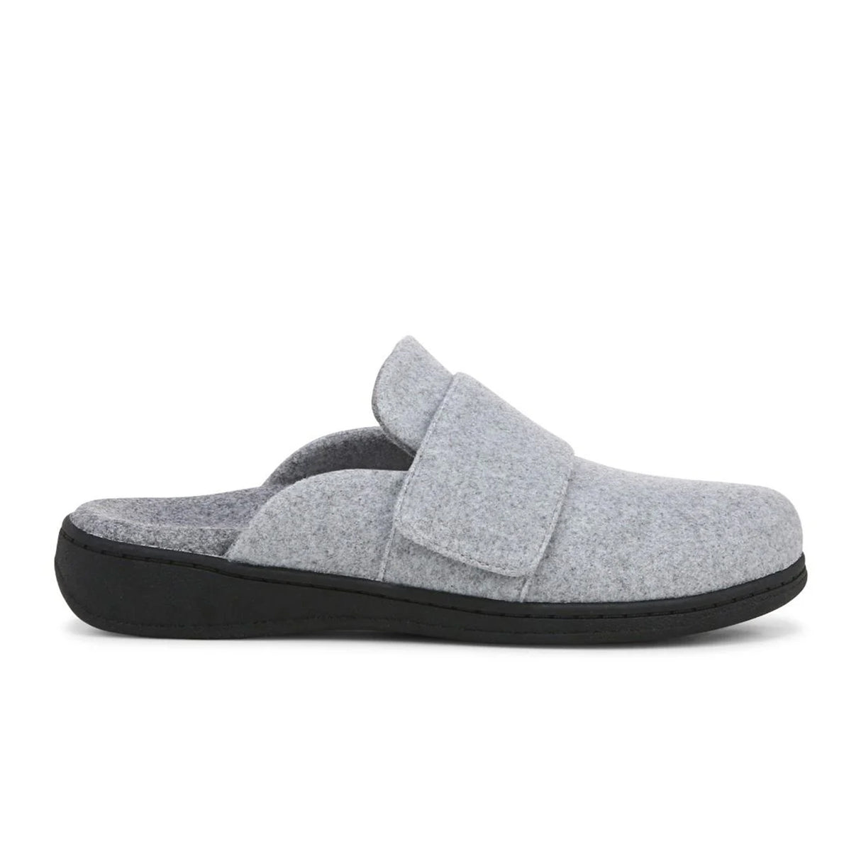 Vionic Gemma II Slipper (Women) - Light Grey Fabric Dress-Casual - Slipper - The Heel Shoe Fitters