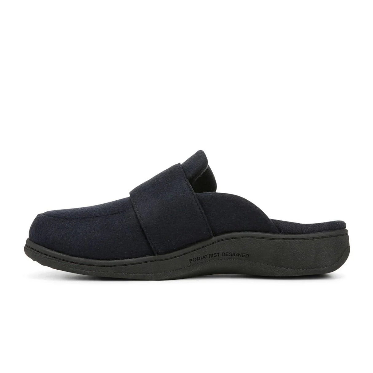 Vionic Gemma II Slipper (Women) - Navy Fabric Dress-Casual - Slipper - The Heel Shoe Fitters