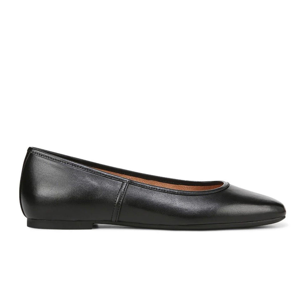 Vionic Orinda Flat (Women) - Black Leather Dress-Casual - Flat - The Heel Shoe Fitters