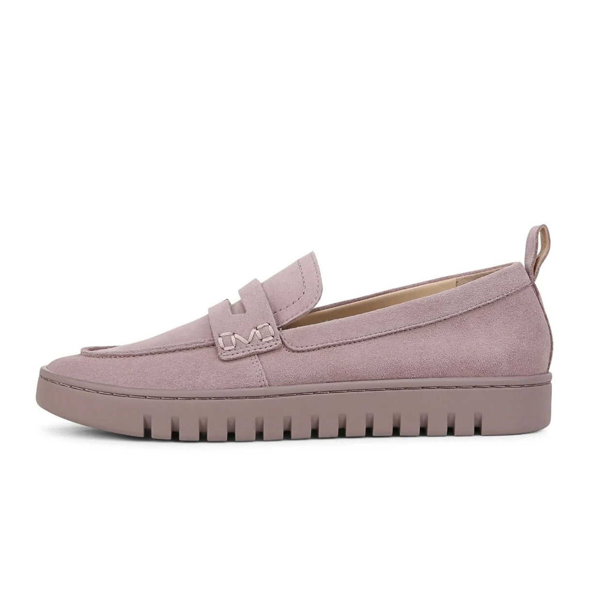 Vionic Uptown Loafer (Women) - Magnolia Dusk Grey Waxed Suede Dress-Casual - Loafers - The Heel Shoe Fitters