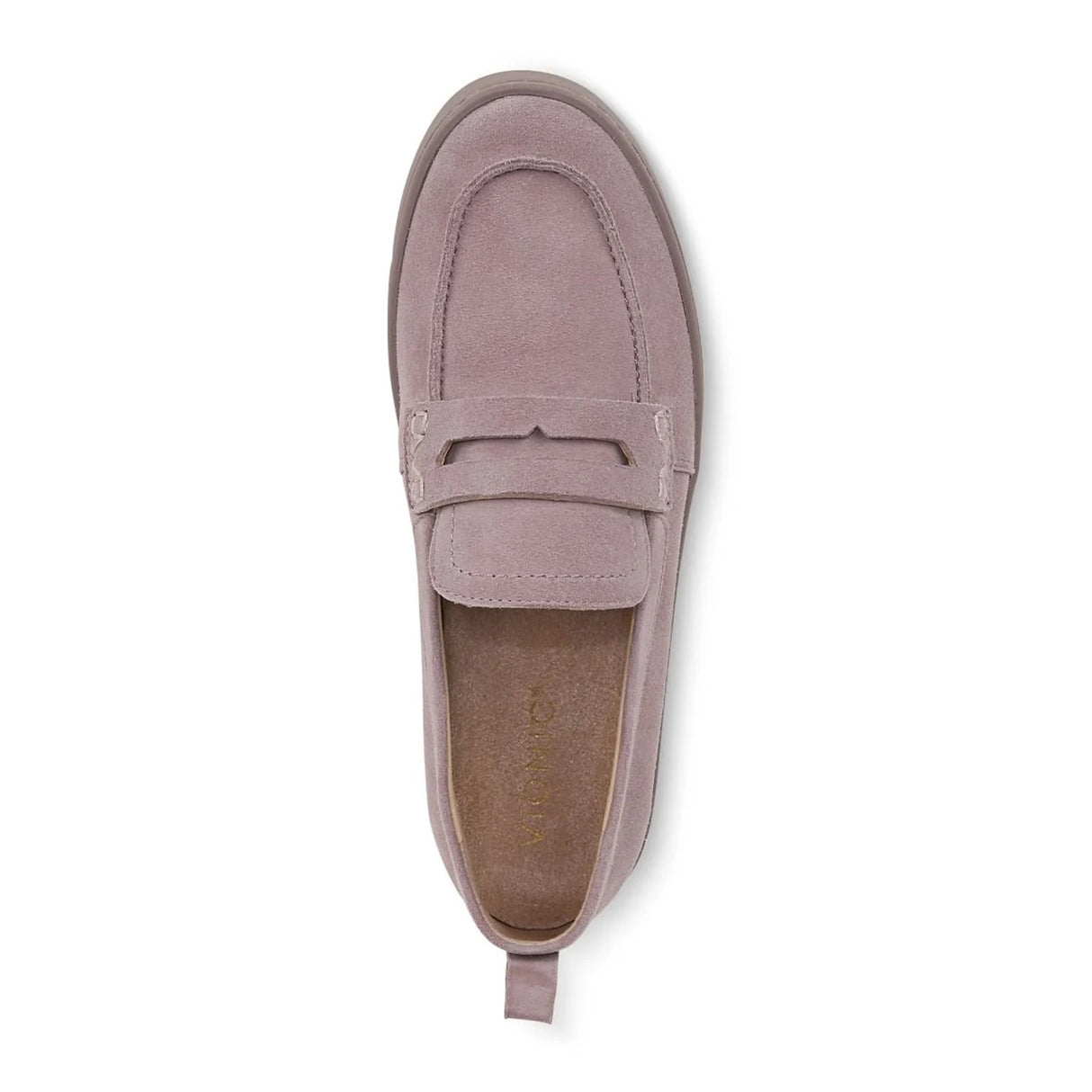 Vionic Uptown Loafer (Women) - Magnolia Dusk Grey Waxed Suede Dress-Casual - Loafers - The Heel Shoe Fitters