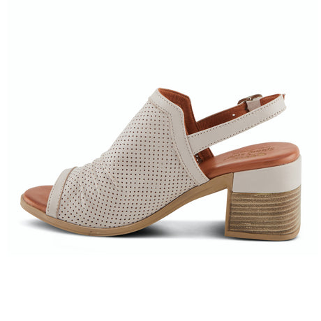 Spring Step Noctium Heeled Sandal (Women) - Stone Sandals - Heel/Wedge - The Heel Shoe Fitters