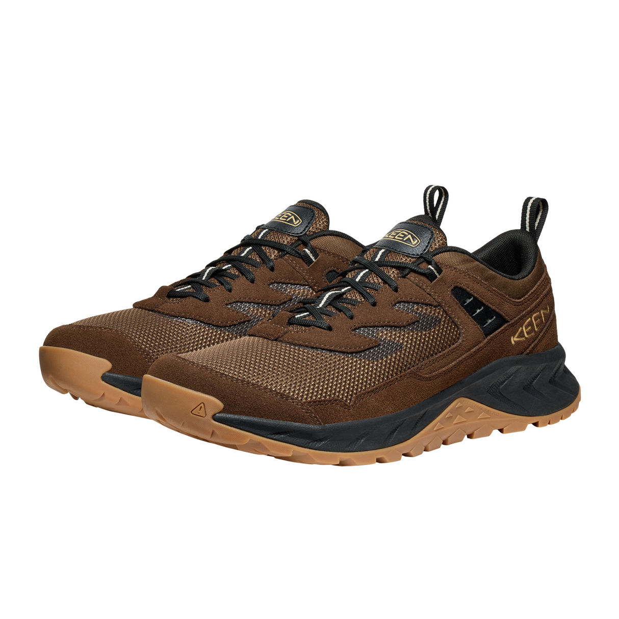 Keen Hightrail Vent Hiking Shoe (Men) - Dark Earth/Oak Buff Athletic - Running - Trail - The Heel Shoe Fitters