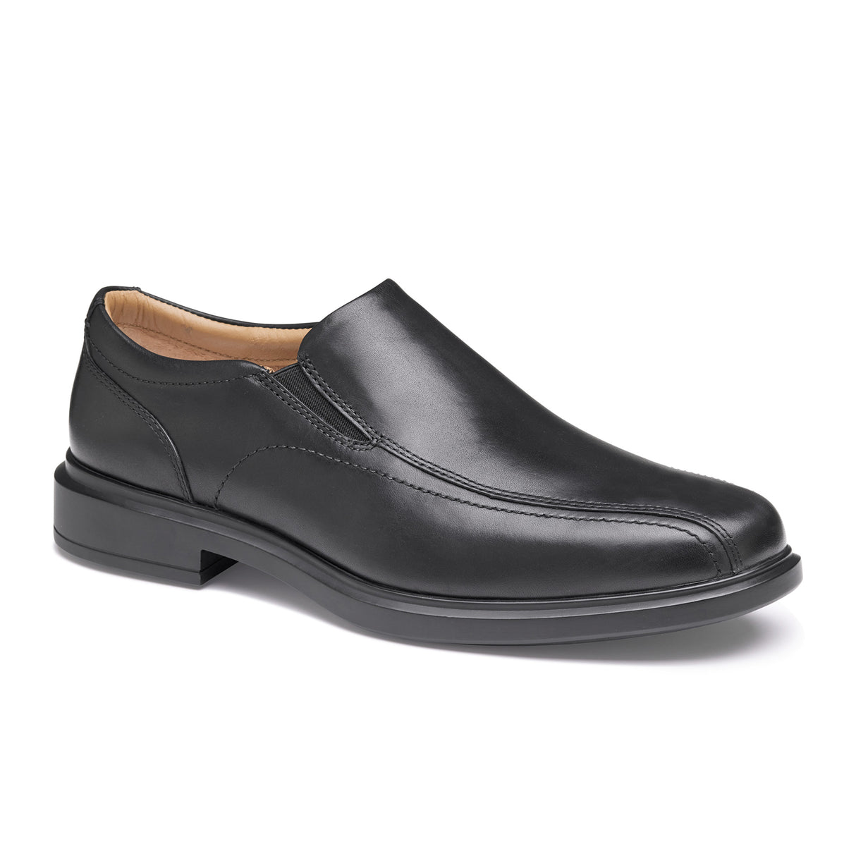 Johnston & Murphy XC4 Stanton Runoff Venetian Slip On (Men) - Black Waterproof Calfskin Dress-Casual - Slip On - The Heel Shoe Fitters