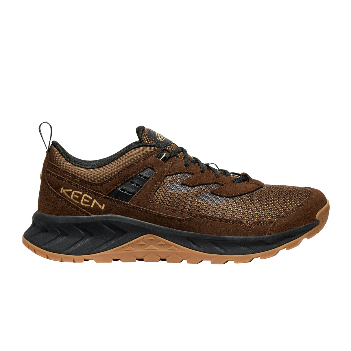 Keen Hightrail Vent Hiking Shoe (Men) - Dark Earth/Oak Buff Athletic - Running - Trail - The Heel Shoe Fitters