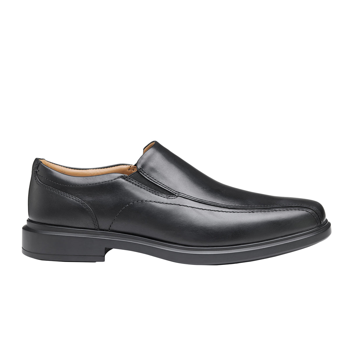 Johnston & Murphy XC4 Stanton Runoff Venetian Slip On (Men) - Black Waterproof Calfskin Dress-Casual - Slip On - The Heel Shoe Fitters