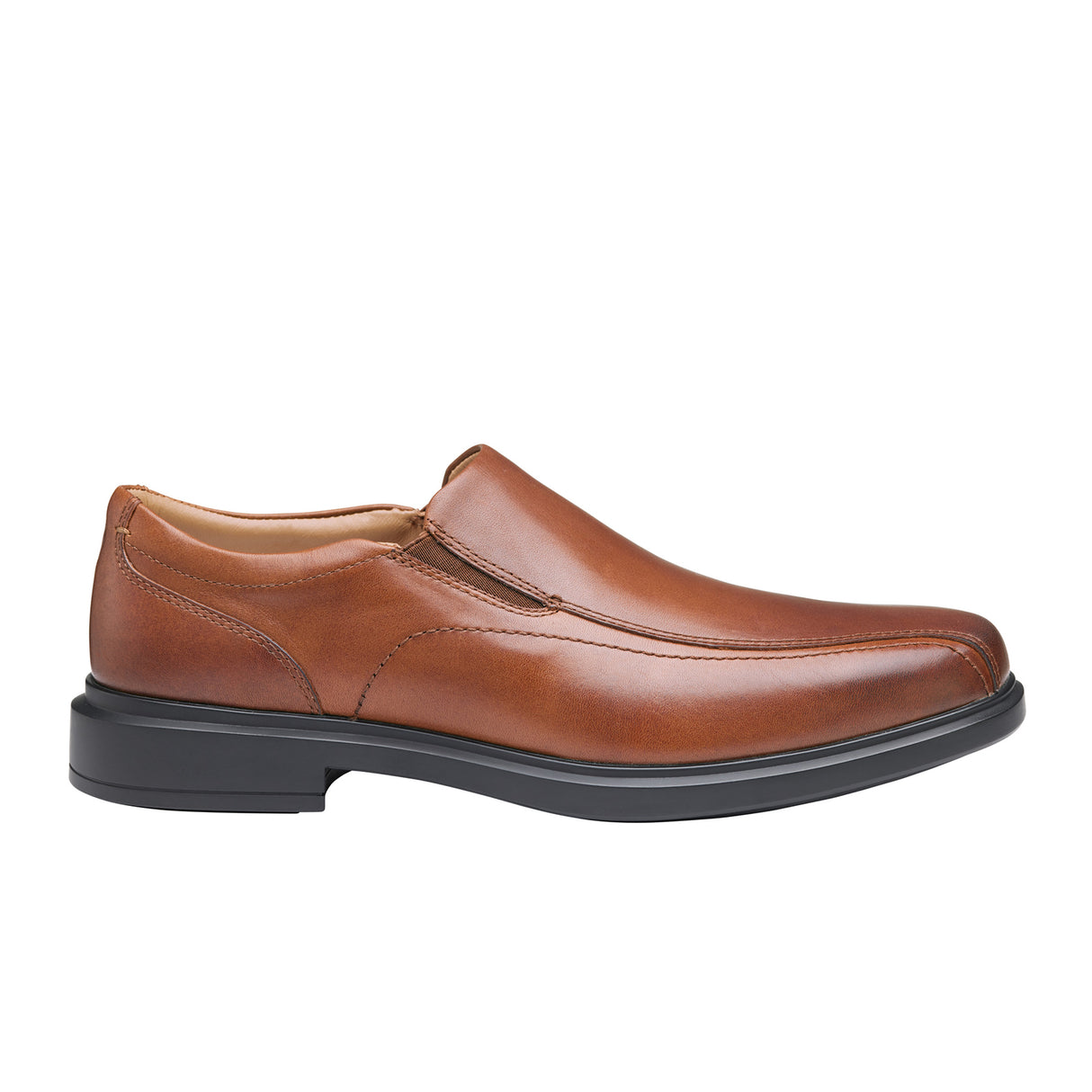 Johnston & Murphy XC4 Stanton Runoff Venetian (Men) - Red Brown Waterproof Full Grain Dress-Casual - Slip On - The Heel Shoe Fitters