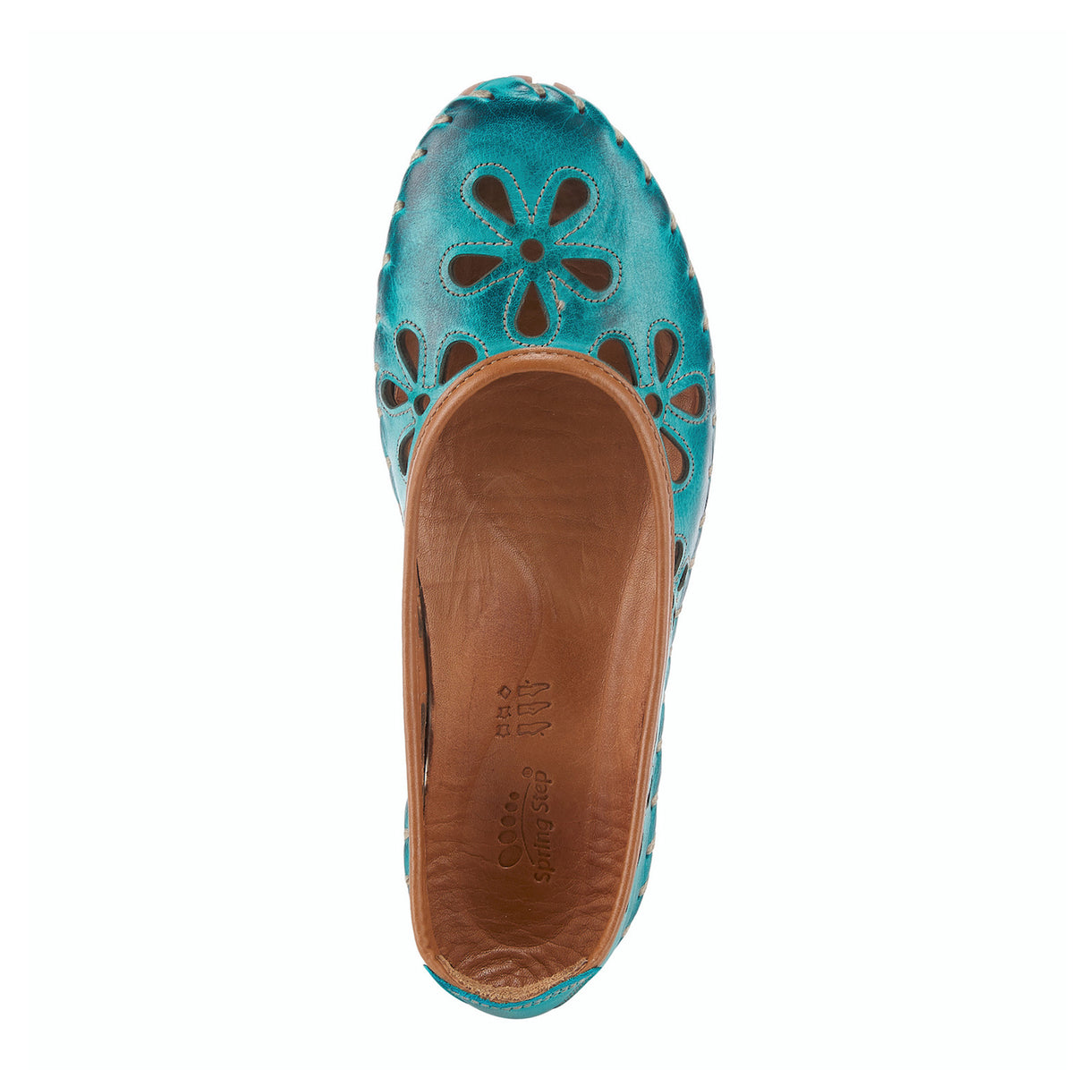Spring Step Rayely Ballet Flat (Women) - Turquoise Dress-Casual - Flat - The Heel Shoe Fitters
