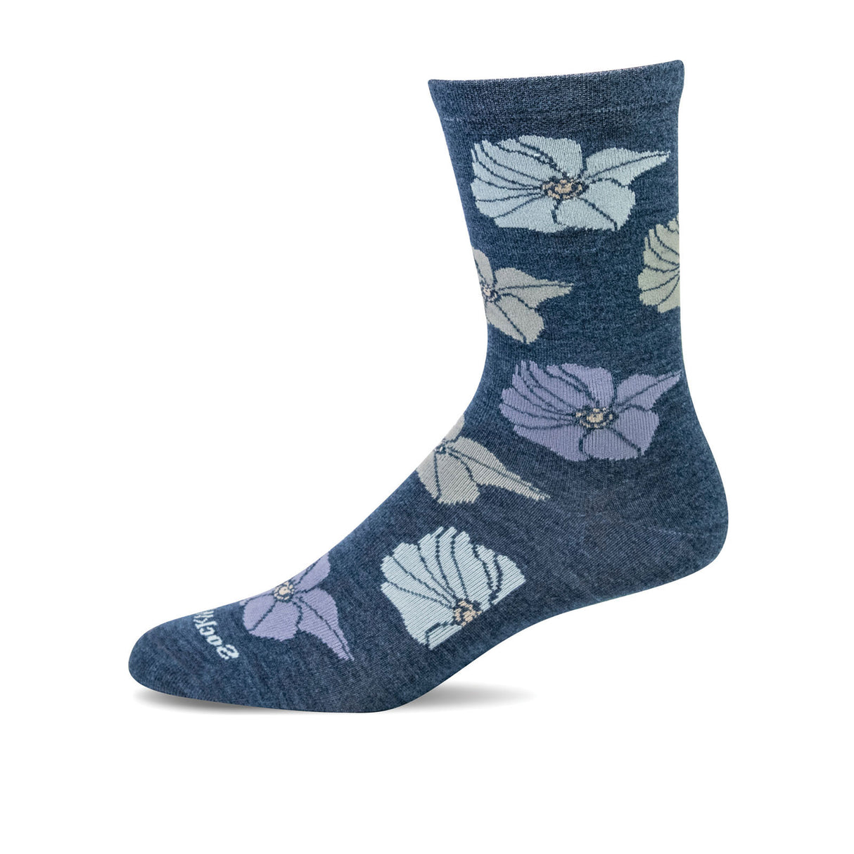 Sockwell Big Bloom Crew Sock (Women) - Denim Accessories - Socks - Lifestyle - The Heel Shoe Fitters