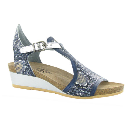 Naot Fiona (Women) - Navy Sandals - Heel/Wedge - The Heel Shoe Fitters