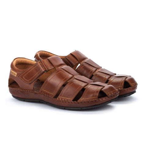 Pikolinos Tarifa 06J-5433 Backstrap Sandal (Men) - Cuero Leather Sandal - Backstrap - The Heel Shoe Fitters