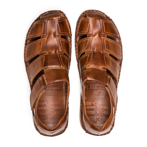 Pikolinos Tarifa 06J-5433 Backstrap Sandal (Men) - Cuero Leather Sandal - Backstrap - The Heel Shoe Fitters