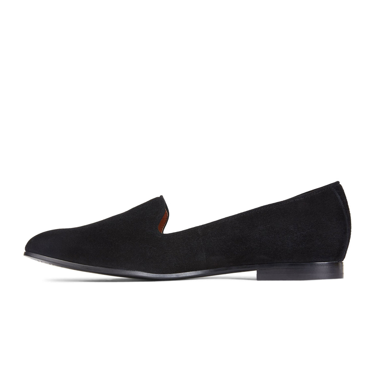 Vionic Willa Slip On Loafer (Women) - Black Suede Dress-Casual - Flat - The Heel Shoe Fitters