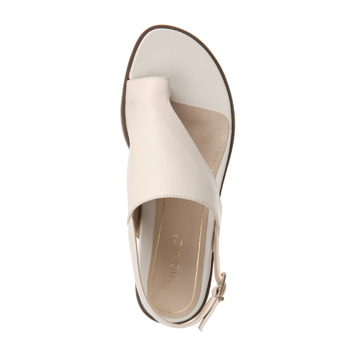Vionic Ella Backstrap Sandal (Women) - Cream Sandal - Backstrap - The Heel Shoe Fitters