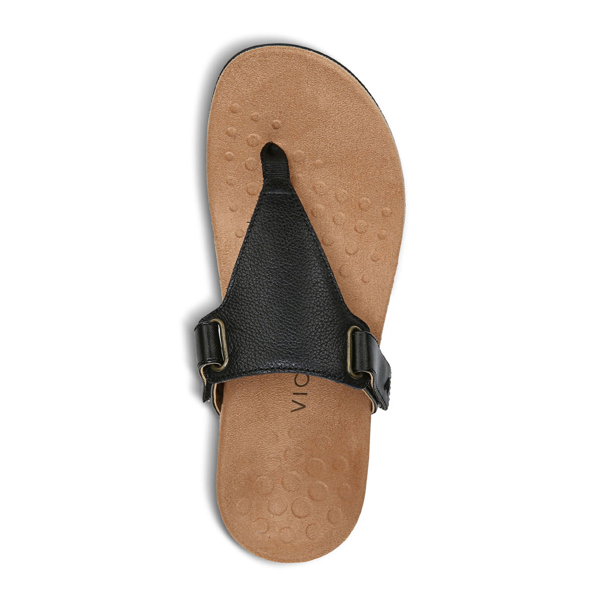 Vionic Wanda (Women) - Black Sandals - Thong - The Heel Shoe Fitters