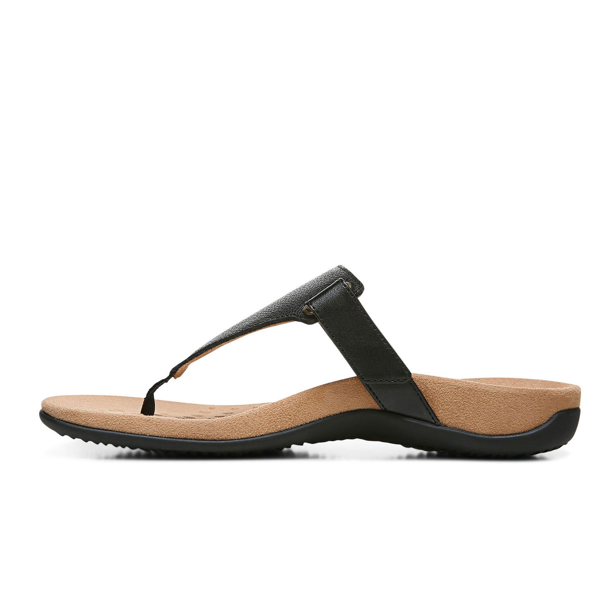Vionic Wanda (Women) - Black Sandals - Thong - The Heel Shoe Fitters