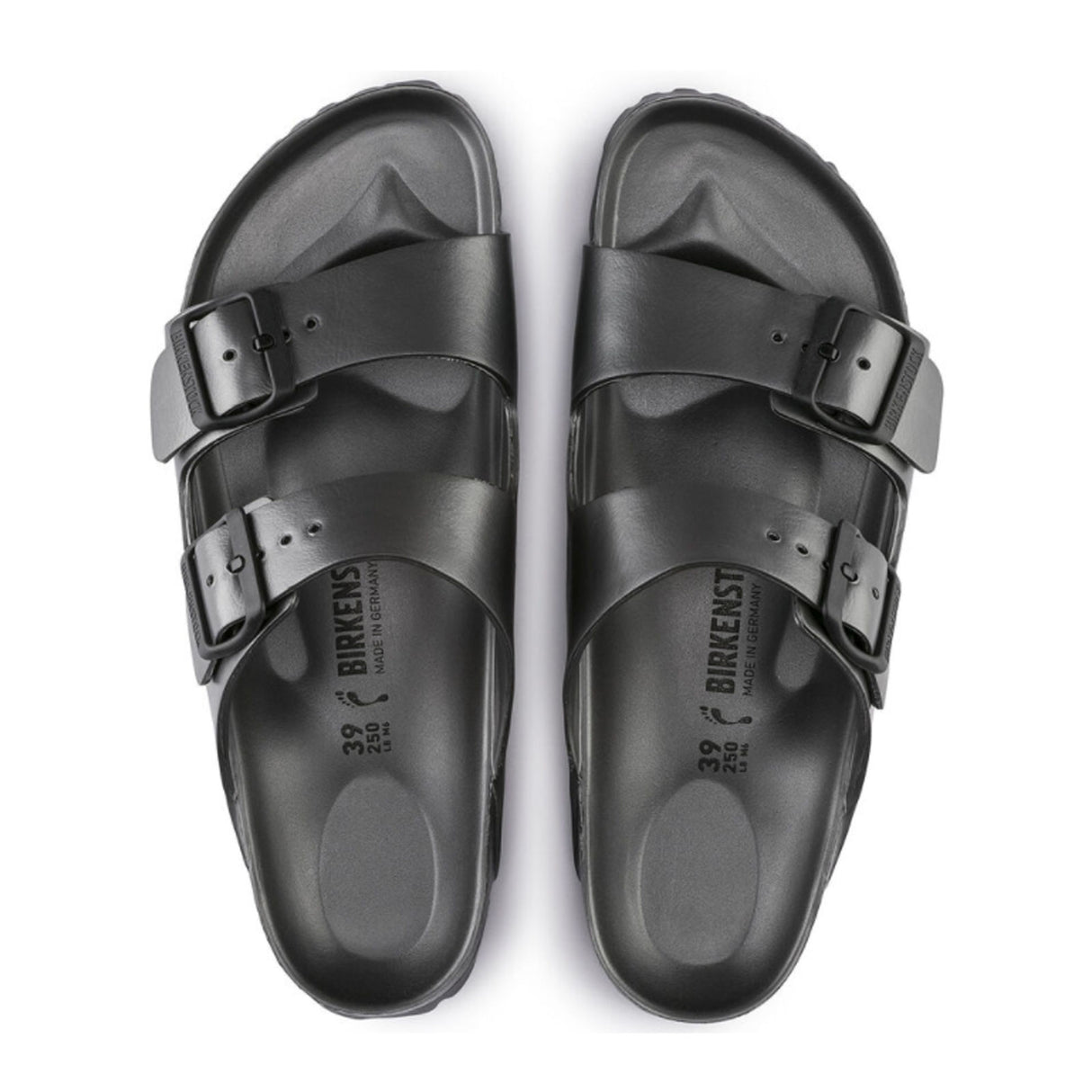 Birkenstock Arizona EVA Slide Sandal (Men) - Metallic Anthracite Sandals - Slide - The Heel Shoe Fitters