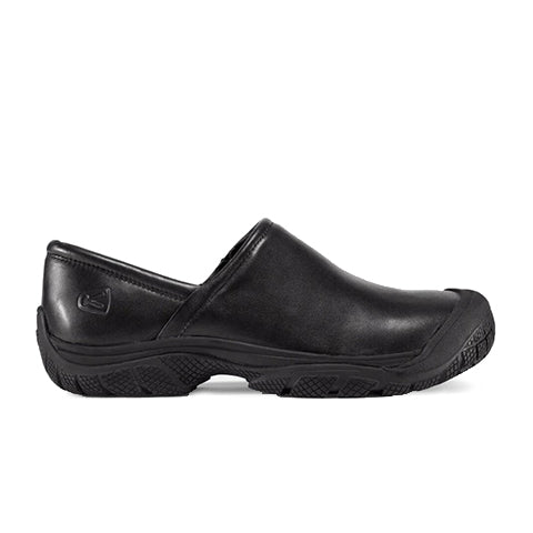 Keen Utility PTC Slip On Work Shoe (Men) - Black Boots - Work - Low - Soft Toe - The Heel Shoe Fitters