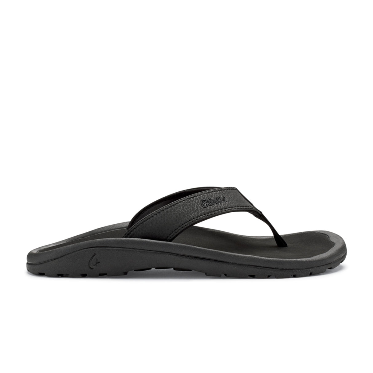 OluKai 'Ohana Thong Sandal (Men) - Black/Black Sandals - Thong - The Heel Shoe Fitters