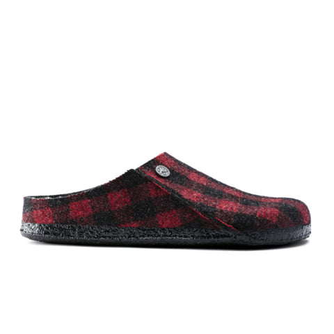 Birkenstock Zermatt Shearling Slipper (Men) - Red Plaid/Natural Dress-Casual - Slippers - The Heel Shoe Fitters