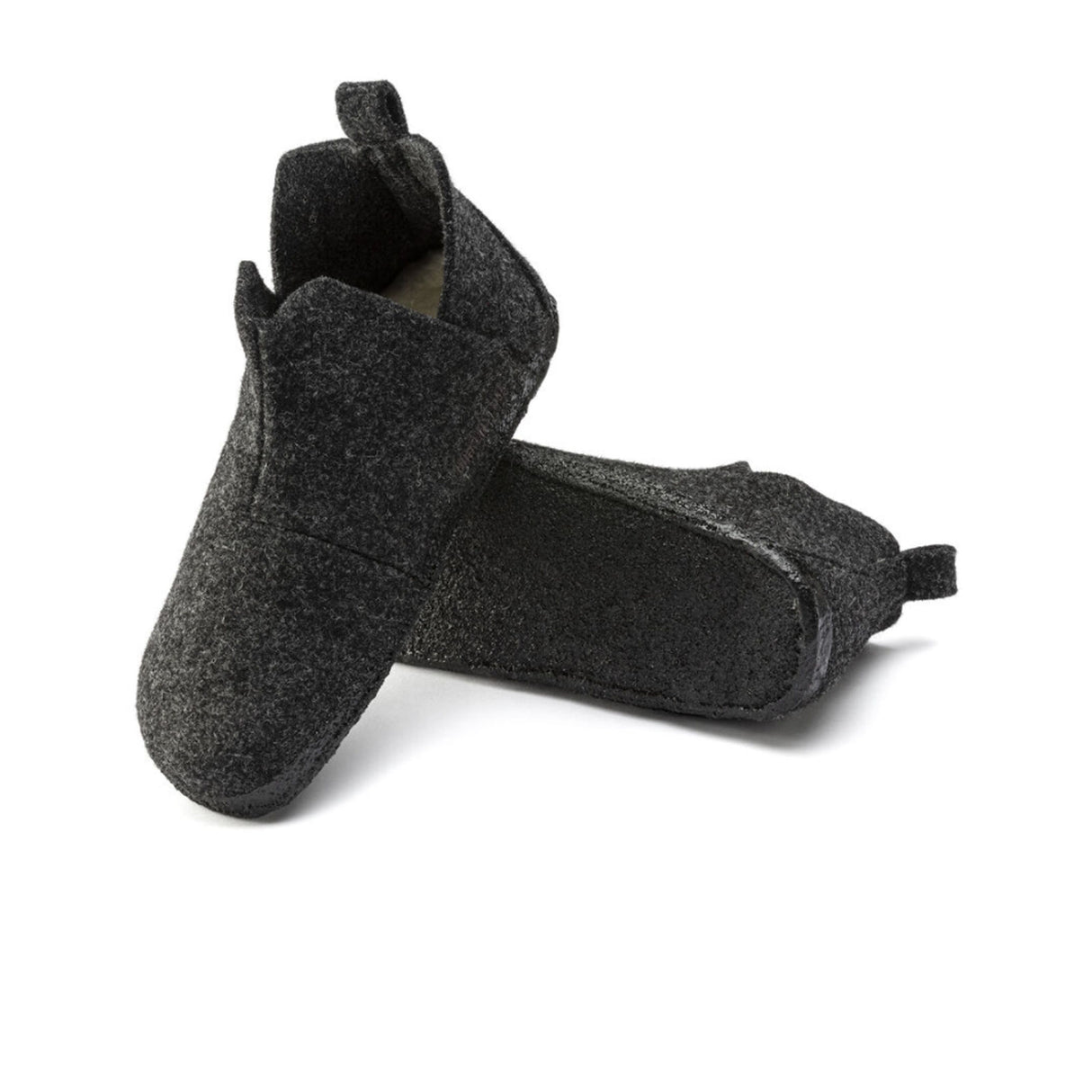 Birkenstock Andermatt Shearling Slipper Boot (Men) - Anthracite/Natural Dress-Casual - Slippers - The Heel Shoe Fitters