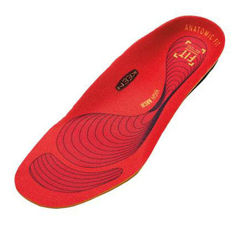Keen Utility K30 High Arch Replacement Footbed (Unisex) - Red Accessories - Orthotics/Insoles - Full Length - The Heel Shoe Fitters