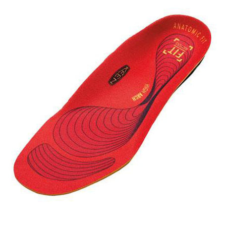 Keen Utility K30 High Arch Replacement Footbed (Unisex) - Red Accessories - Orthotics/Insoles - Full Length - The Heel Shoe Fitters