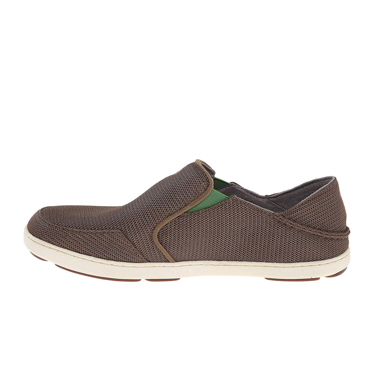 OluKai Nohea Mesh Slip On (Men) - Mustang/Lime Peel Athletic - Casual - Slip On - The Heel Shoe Fitters