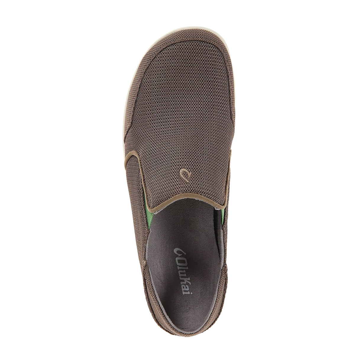 OluKai Nohea Mesh Slip On (Men) - Mustang/Lime Peel Athletic - Casual - Slip On - The Heel Shoe Fitters