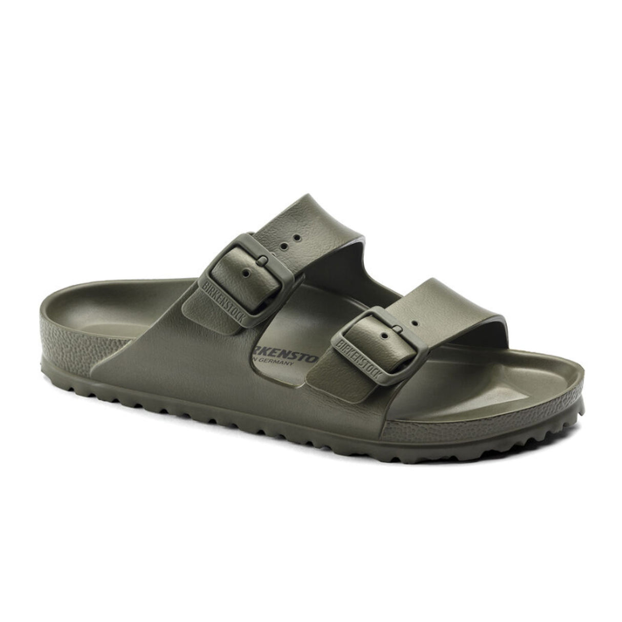 Birkenstock Arizona EVA Slide Sandal (Men) - Khaki/Green Buckle Sandals - Slide - The Heel Shoe Fitters