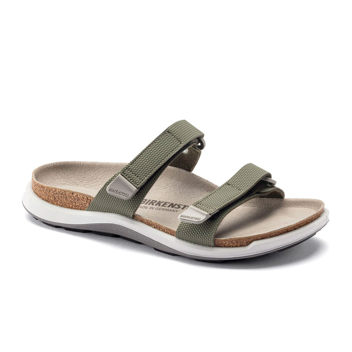 Birkenstock Sahara Narrow Slide Sandal (Women) - Khaki Birko-Flor Futura Sandal - Slide - The Heel Shoe Fitters