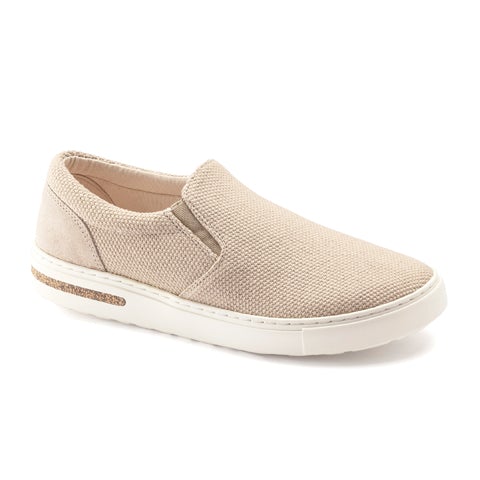 Birkenstock Oswego Narrow Slip On Sneaker (Women) - Sandcastle Canvas Dress-Casual - Slip Ons - The Heel Shoe Fitters