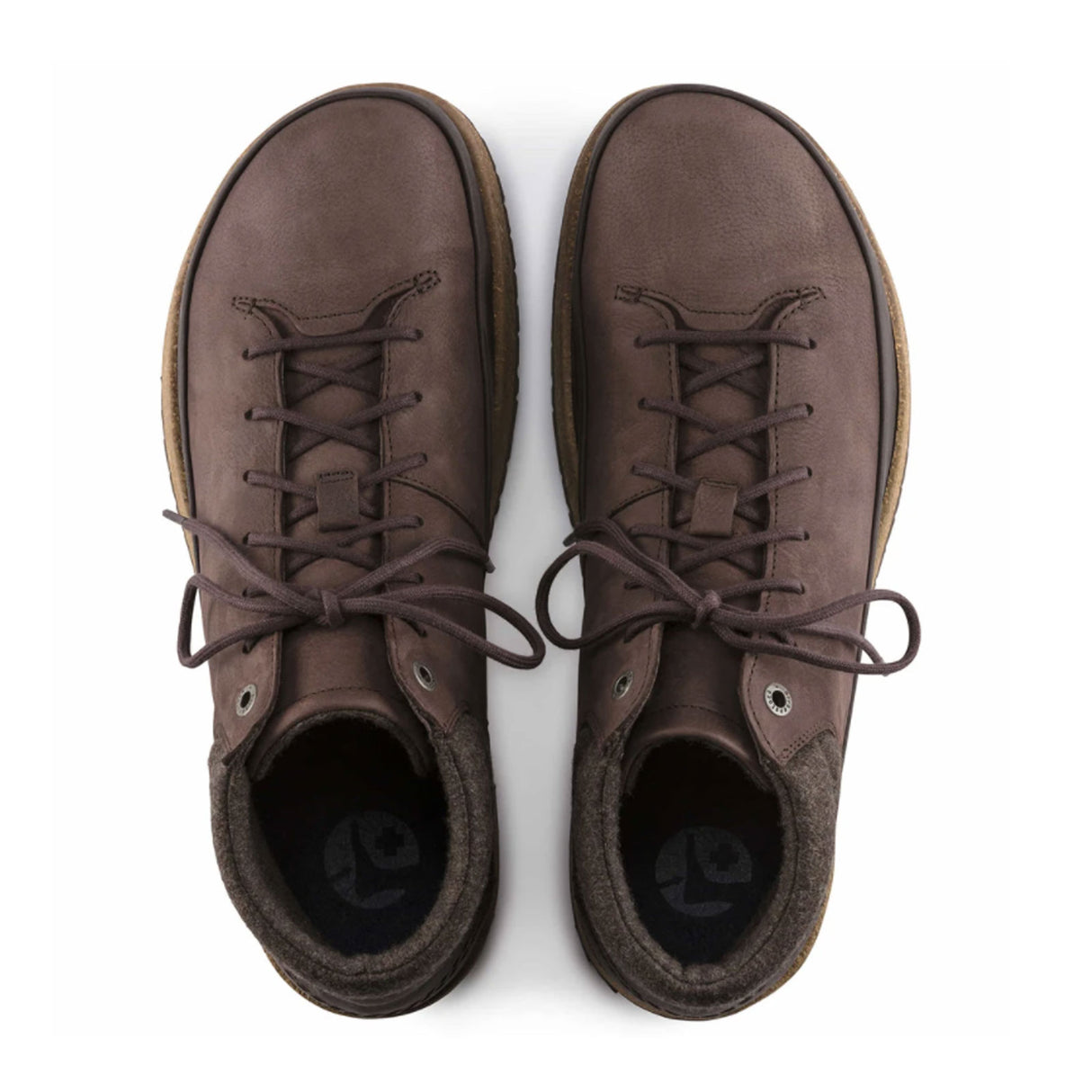 Birkenstock Honnef High Lace Up Ankle Boot (Unisex) - Roast Oiled Leather Boots - Casual - Low - The Heel Shoe Fitters