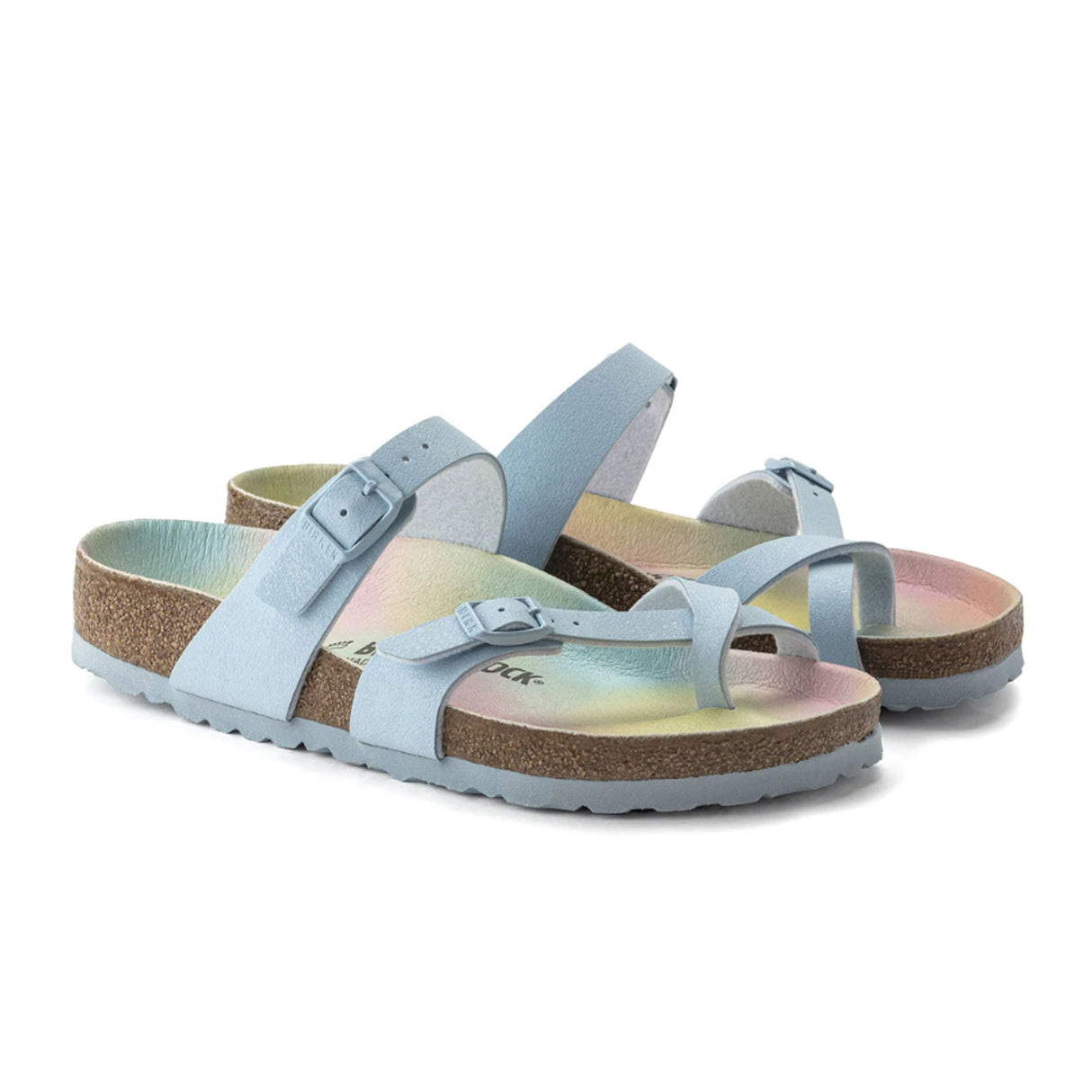 Birkenstock Mayari Vegan (Women) - Ombre Finished Sky Sandals - Thong - The Heel Shoe Fitters