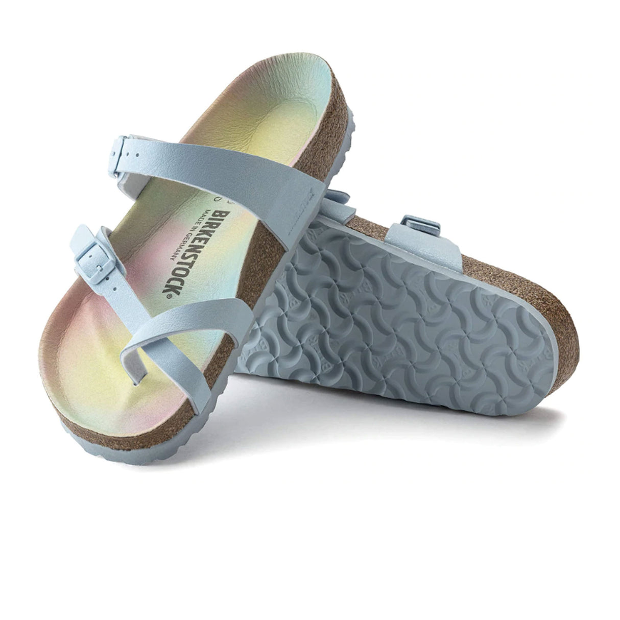 Birkenstock Mayari Vegan (Women) - Ombre Finished Sky Sandals - Thong - The Heel Shoe Fitters