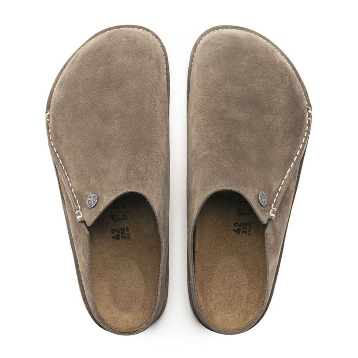 Birkenstock Zermatt 365 Narrow Slipper (Women) - Gray Taupe Dress-Casual - Slippers - The Heel Shoe Fitters