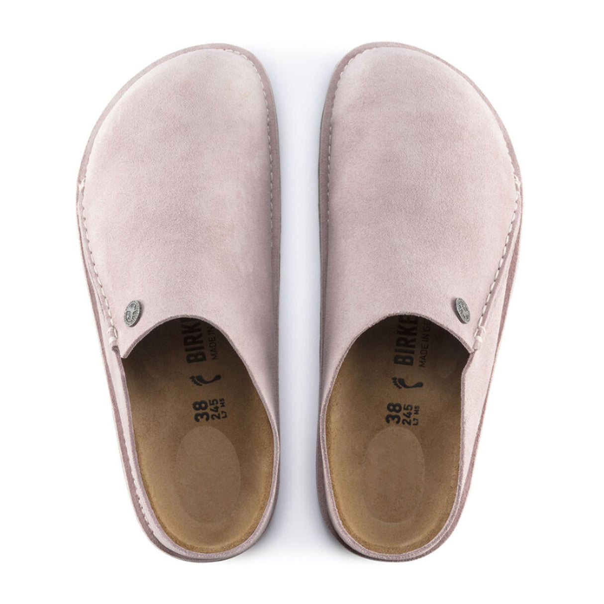 Birkenstock Zermatt Suede Narrow (Women) - Lavender Blush Dress-Casual - Clogs & Mules - The Heel Shoe Fitters