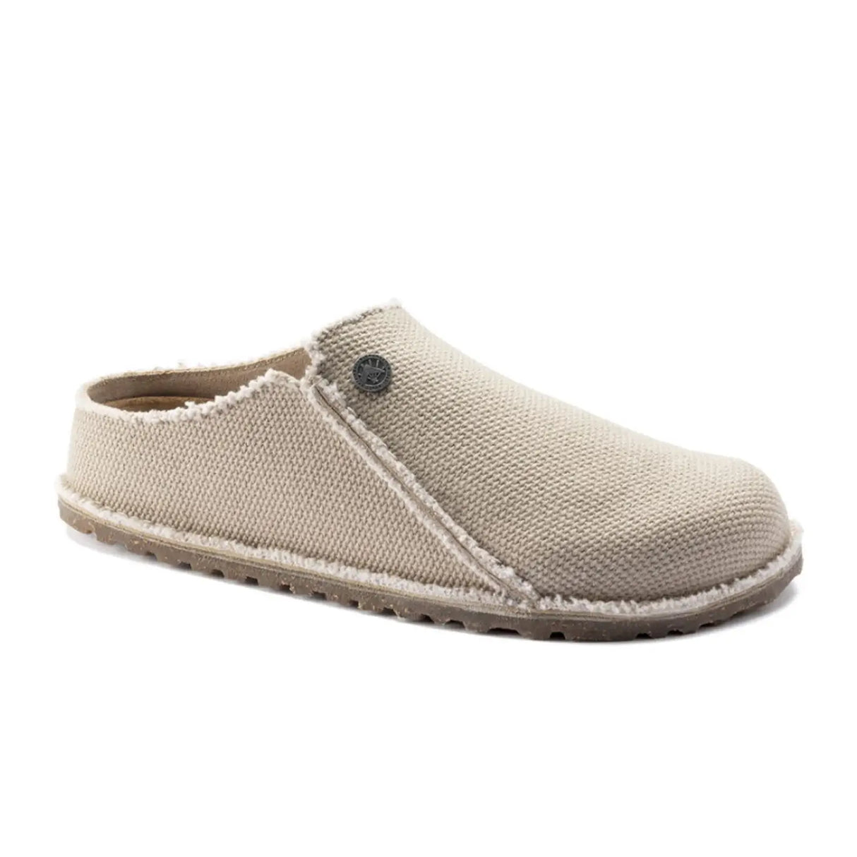 Birkenstock Zermatt 365 Slipper (Men) - Eggshell Canvas Dress-Casual - Slippers - The Heel Shoe Fitters