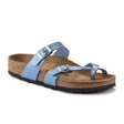 Birkenstock Mayari Birko-Flor Thong Sandal (Women) - Graceful Riviera Blue Sandals - Thong - The Heel Shoe Fitters