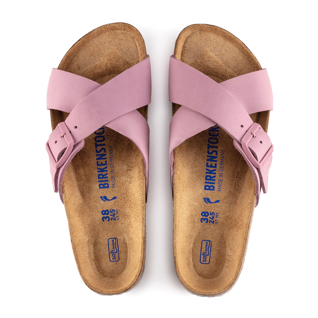 Birkenstock Siena Soft Footbed Narrow Slide Sandal (Women) - Orchid Nubuck Sandal - Slide - The Heel Shoe Fitters