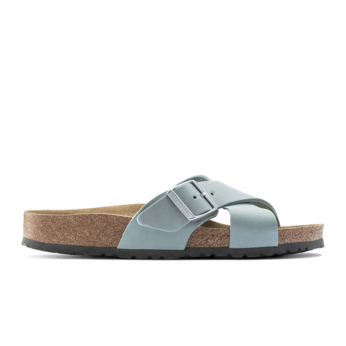 Birkenstock Siena Soft Footbed Narrow Slide Sandal (Women) - Faded Aqua Sandals - Slide - The Heel Shoe Fitters