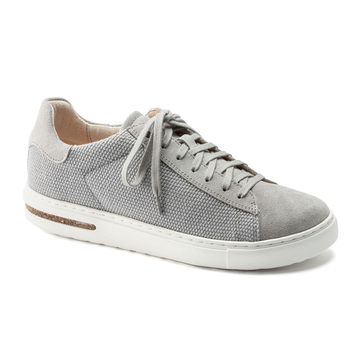 Birkenstock Bend Narrow Sneaker (Women) - Whale Gray Canvas Athletic - Casual - Lace Up - The Heel Shoe Fitters