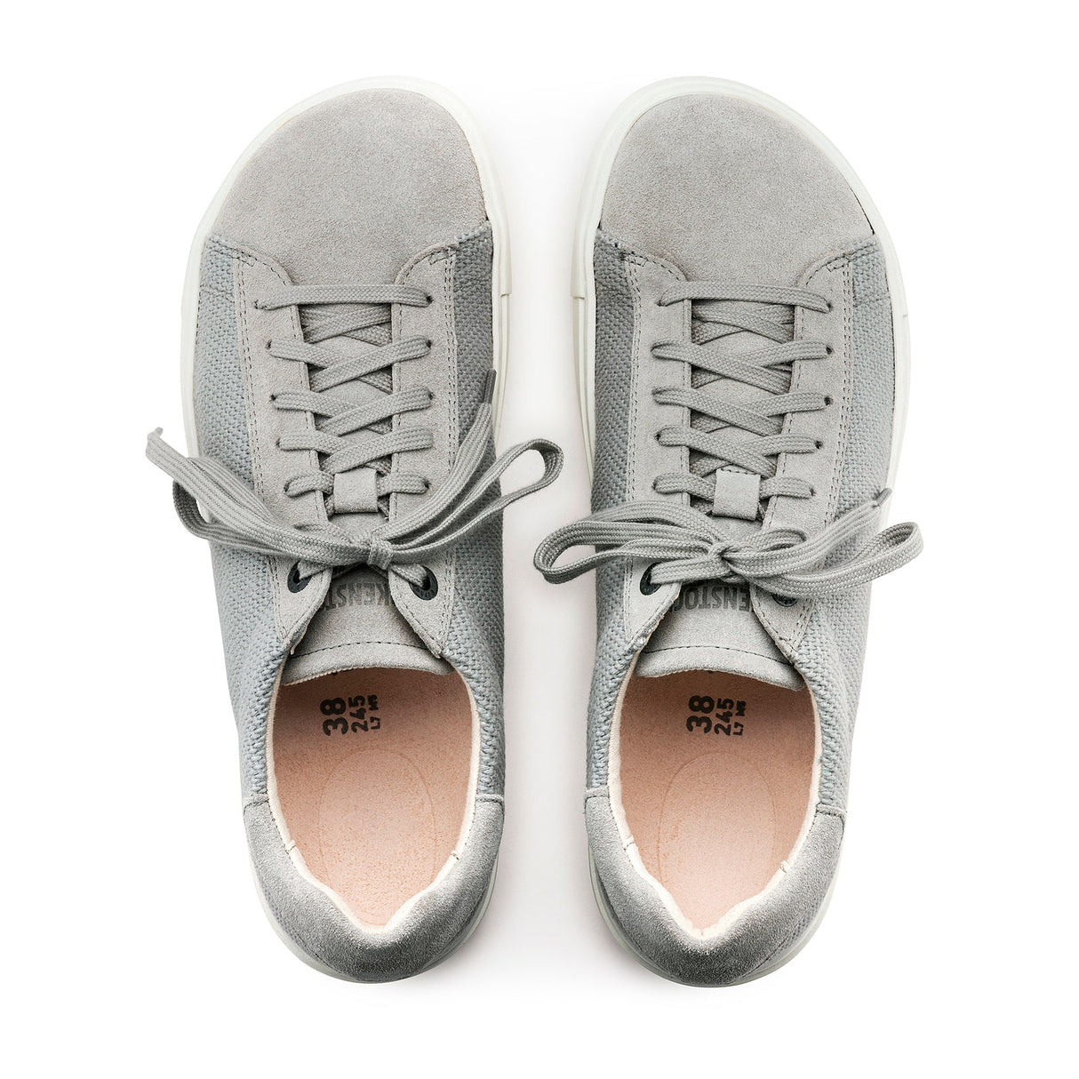 Birkenstock Bend Narrow Sneaker (Women) - Whale Gray Canvas Athletic - Casual - Lace Up - The Heel Shoe Fitters